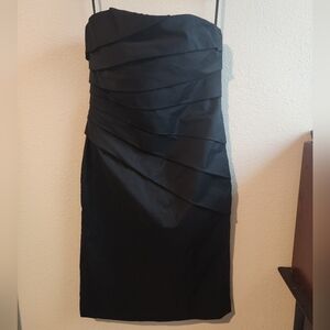 NWT White House‎ Black Market Ruched Strapless Cocktail Dress 8 NWT Prom Formal